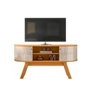 Ver imagem 1 de Estante Atlanta para Tv até 55 Polegadas - Cinamomo/off White - Madetec