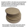 100 Unidades Redondas 10x10 Cm de Madeira Mdf - 3