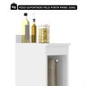 Balcao Porta Pano Prato Deslizante 20 Cm Madeira Cozinha Mdp Cor:branco - 4
