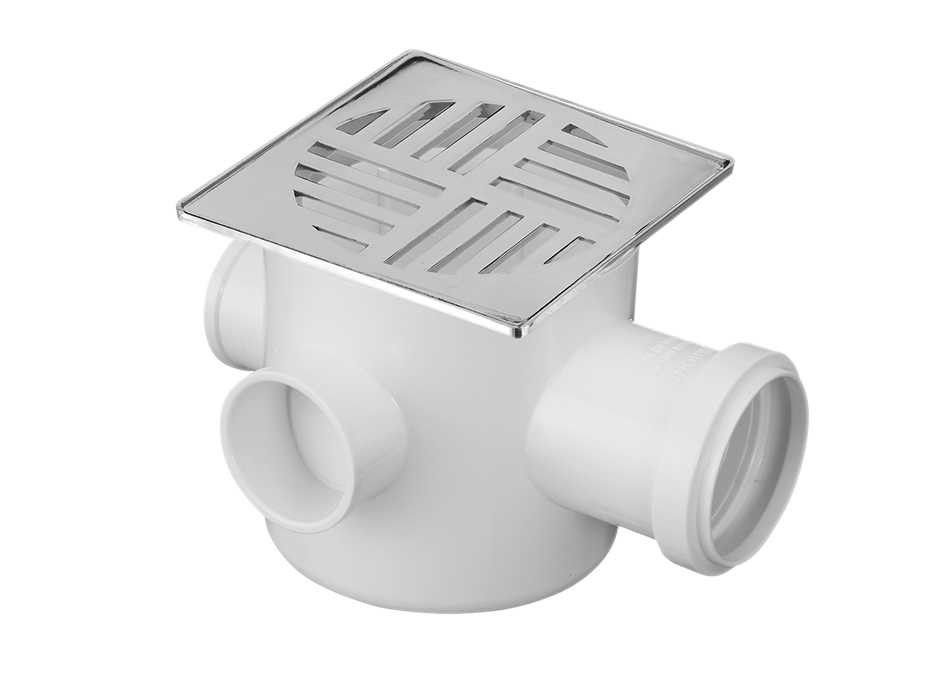 Caixa Sifonada Quadrada 100 X 100 X 50mm - Krona - 2