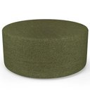 Ver imagem 2 de Puff Redondo Orgânico para Living 90cm Lola W01 Linho Verde - Lyam Decor