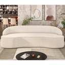 Ver imagem 2 de Sofá 4 Lugares para Sala de Estar Living 230cm Theo D06 Linho Pérola - Mpozenato