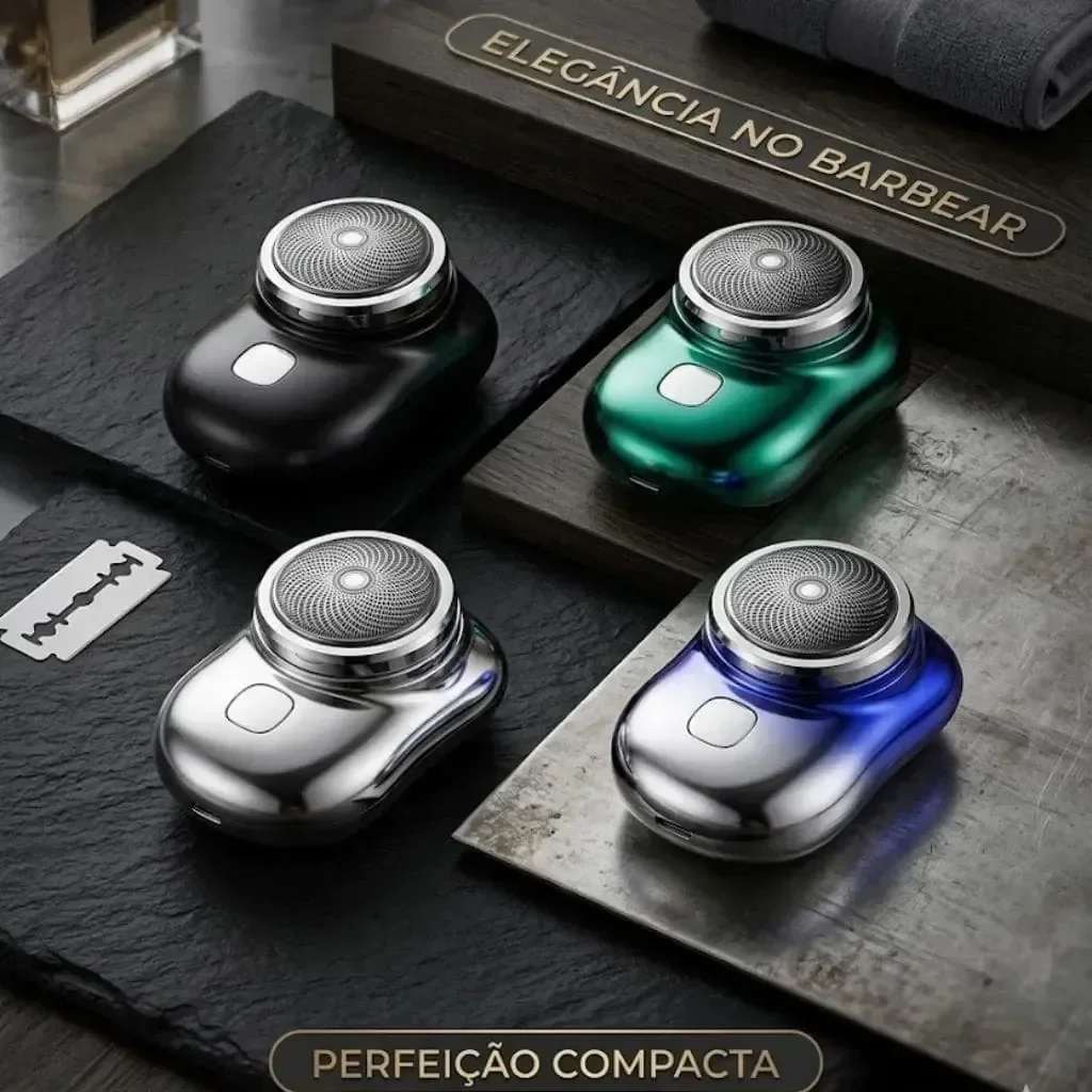 Ver mais imagens de Mini Barbeador Elétrico USB Prova D'Água Recarregável Type-C