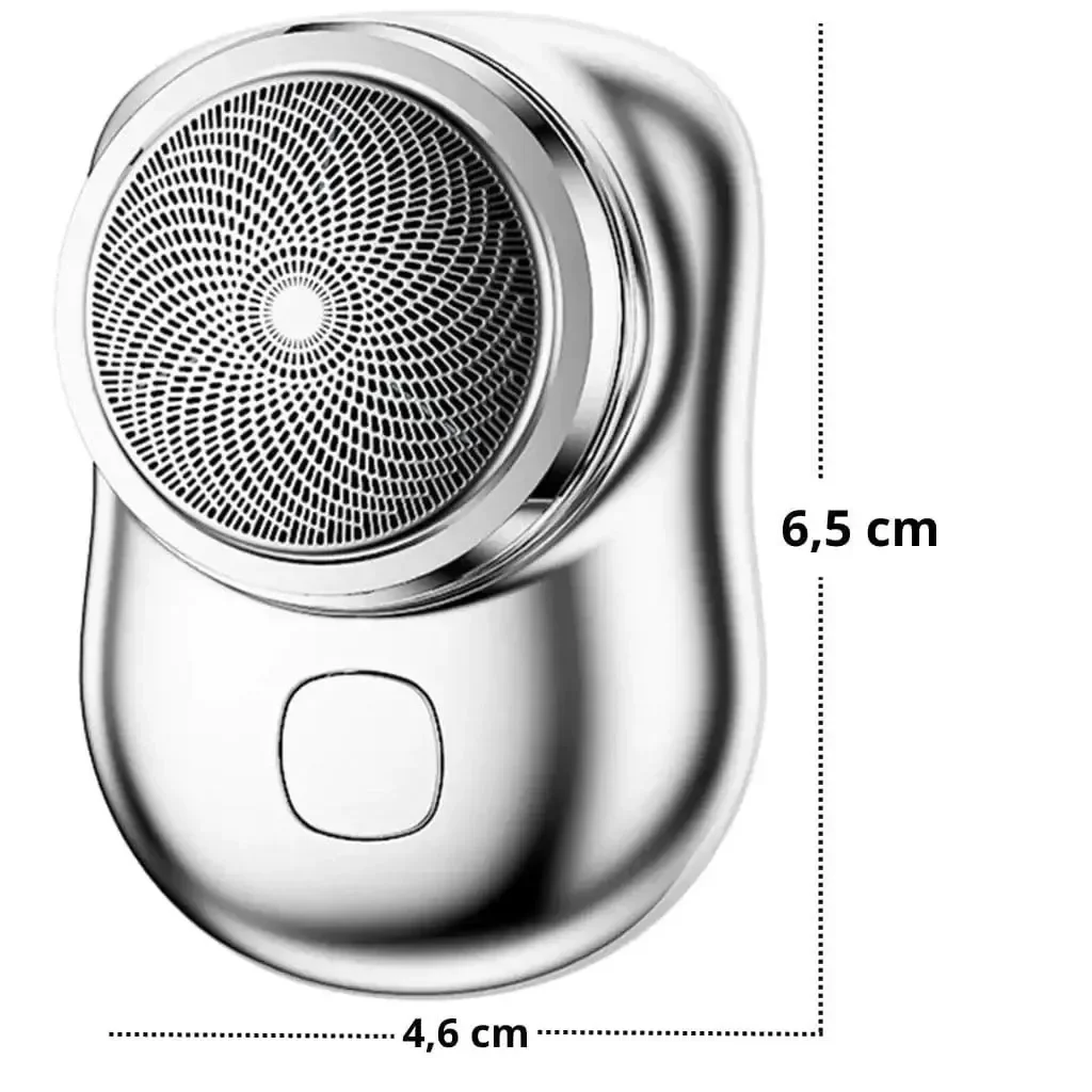 Ver imagem 3 de Mini Barbeador Elétrico USB Prova D'Água Recarregável Type-C
