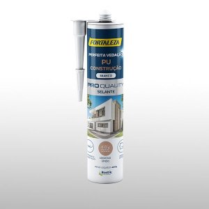 Cola Pu 40 Preto Selante Adesivo Fortaleza 400g