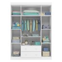 Ver imagem 3 de Quarto de Bebê Lívia com Berço Americano Lara Branco Brilho e Colchão – Phoenix