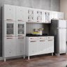 Cozinha De Aço Compacta Mirage New 5 Vidros 3 Peças Branco - 1
