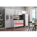 Ver imagem 7 de Cozinha De Aço Compacta Mirage New 5 Vidros 3 Peças Branco