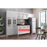 Cozinha De Aço Compacta Mirage New 5 Vidros 3 Peças Branco - 7