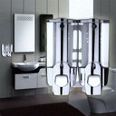 Ver imagem 4 de Dispenser Duplo Gel Sabonete Liquido Shampoo Kit 12 Unidades Banheiro Parede Restaurante Hotel Shopp