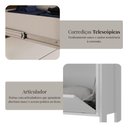 Ver imagem 6 de Guarda-roupa Closet Modulado Texas 2 Portas 2 Gavetas 219cm Multimóveis Mp4793 Preto/madeirado