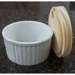 Jogo Café e Chá, Bandeja + Bule Chaleira 400ml + Açucareiro Ramequim 250ml - Porcelana Branca - 9