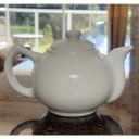 Ver imagem 5 de Jogo Café e Chá, Bandeja + Bule Chaleira 400ml + Açucareiro Ramequim 250ml - Porcelana Branca