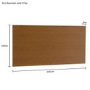Ver imagem 4 de Rack Retrô com Painel para TV até 70 Polegadas com LED 2,20m Shop - Cedro/Off White