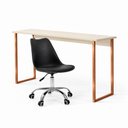 Ver imagem 2 de Mesa Office 1,10 com Cadeira Saarinen para Home Office