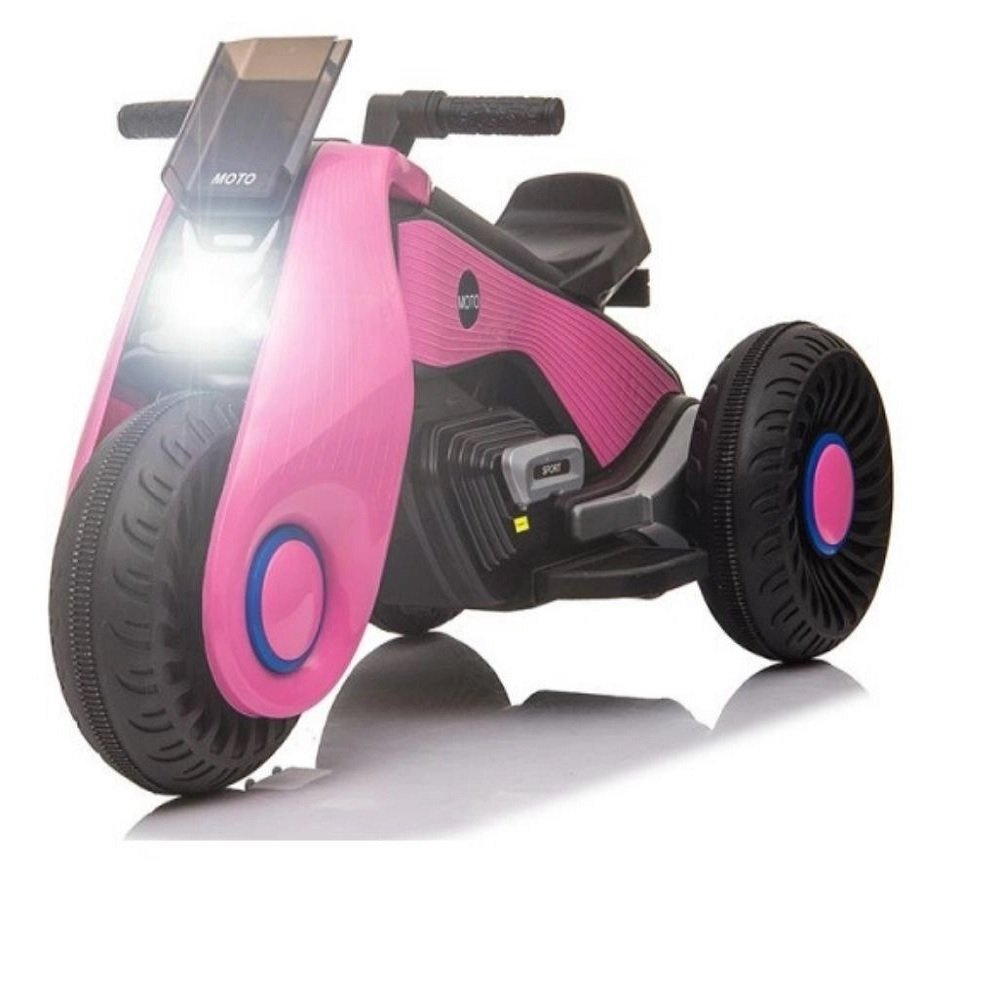 Moto Eletrica Infantil Bandeirante XT3 6V Pink Rosa Meninas - Maçã