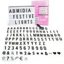 Ver imagem 3 de Luminária Letreiro LED Quadro Painel 90 Letras Numeros (Qz6223-22)