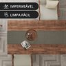 1 Caminho Trilho Mesa Impermeável PVC Nápoli Avelã 42x140 - 3