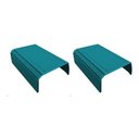 Ver imagem 1 de Kit 02un Esteiras Suporte Flexivel P/braço Sofá Azul Tiffany