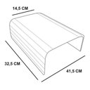 Ver imagem 2 de Kit 02un Esteiras Suporte Flexivel P/braço Sofá Azul Tiffany