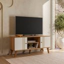 Ver imagem 7 de Rack Molly para TV até 50" 115cm MDF-MDP 2 Portas Off White Peternella Móveis