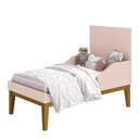 Ver imagem 3 de Berço Mini Cama Classic Rosa Fosco Pés Amadeirado com Colchão D18 - Reller Móveis Rosa Fosco