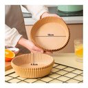 Ver imagem 6 de Kit 50un Papel Antiaderente para Fritadeira Airfryer 3-5 Litros