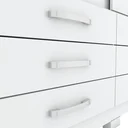 Ver imagem 6 de Guarda-Roupa Casal com Espelho 3 Portas de Correr e 9 Gavetas Camille Espresso Móveis