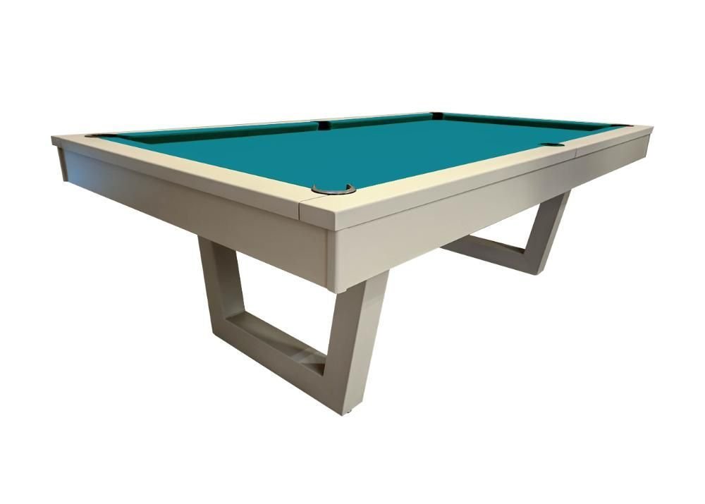 Mesa de Sinuca/bilhar Cor Nude - 2,34 X 1,34 - Azul Petróleo - 1
