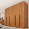 Guarda Roupa Casal 6 Portas 8 Gavetas Puxador MDF 270cm Portugal Espresso Móveis   - 2