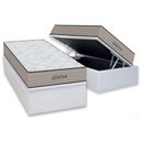 Ver imagem 5 de Cama Box Baú Casal: Colchão Espuma D45 Orthoflex Genova + Base Crc Courano White (138x188)