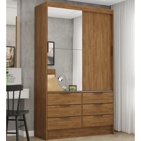 Guarda Roupa Sevilha 2 Portas Plus Cinamomo - Carioca