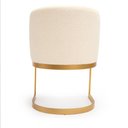 Ver imagem 4 de Cadeira Luna Estrutura em Madeira Estofado em Bouclé Off-White Sallar Home