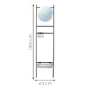 Ver imagem 6 de Escada Tali Multiuso Epic Preta com Cestos PG 190x45cm