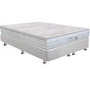 Ver imagem 1 de Cama Box King: Colchão Molas Enadas Orthoflex Master Starflex Dream New+base White(193x203)