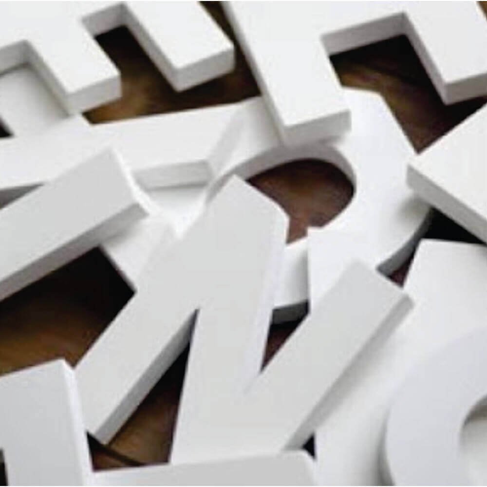 Chapa de PVC Expandido Branco - 1.06m x 2.44m - 3mm - 3