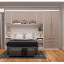 Ver imagem 1 de Guarda Roupa Dormitório Modulado Alpes Casal 1,38 m - Roupeiro Luciane M02:Cinammon