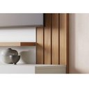 Ver imagem 3 de Painel para Tv Home Suspenso Ambiente Juriti 1.5 Off White Matte Freijó - Colibri