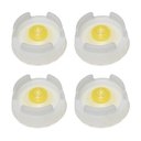 Ver imagem 2 de Conj 4 Bicos Com Válvula Removível MÉDIA NSF AMARELA Para Molhos e Caldas de Consistência Média Usad