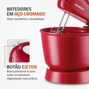 Ver imagem 4 de Batedeira Convencional Power Prática B-44-R 3,6L 400W 3 Velocidades 110V