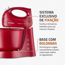 Ver imagem 5 de Batedeira Convencional Power Prática B-44-R 3,6L 400W 3 Velocidades 110V