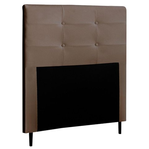 Cabeceira Cama Box Solteiro Luna 90cm Corano Marrom
