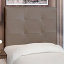 Ver imagem 4 de Cabeceira Cama Box Solteiro Luna 90cm Corano Marrom