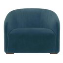 Ver imagem 2 de Poltrona Decorativa Julia - Azul Marinho - Ecotec Decor