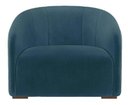 Ver imagem 2 de Poltrona Decorativa Julia - Azul Marinho - Ecotec Decor