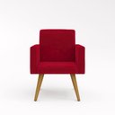 Ver imagem 4 de Kit 4 Cadeiras Escritório Poltrona Vermelha