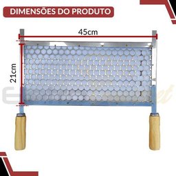 Churrasqueira Portatil Desmontavel Inox - 7