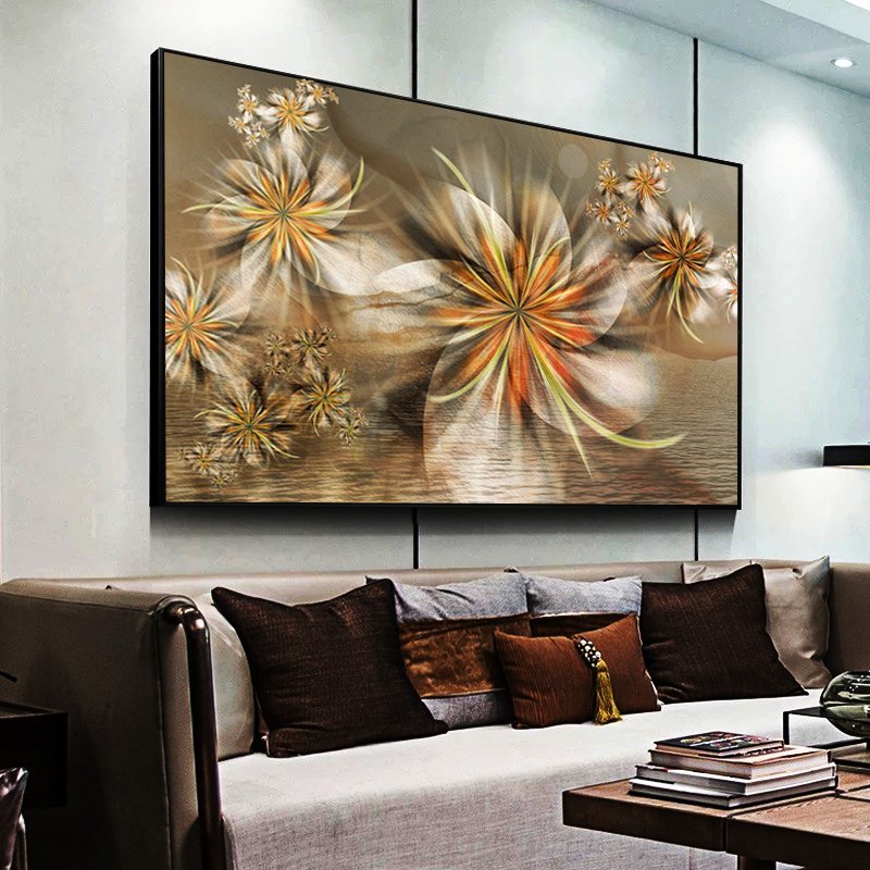 Quadro Decorativo Flor Rupestre:120x80 cm/BORDA INFINITA