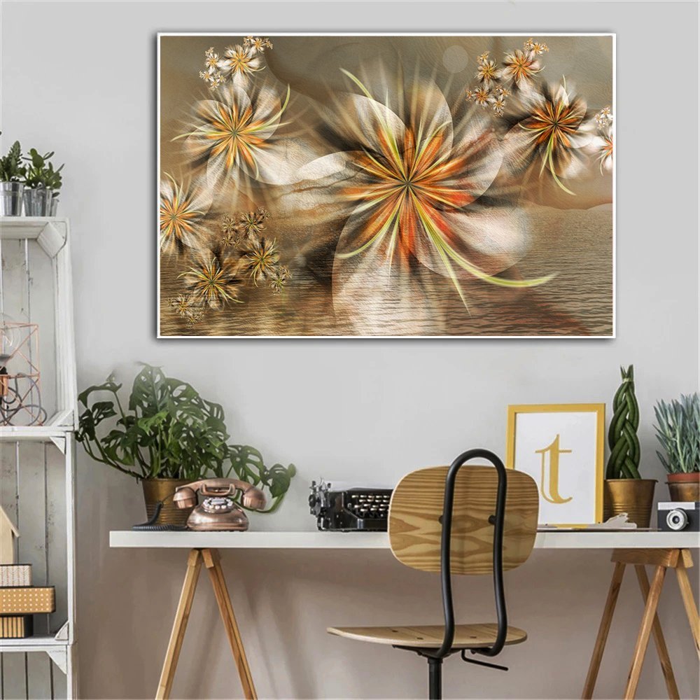 Quadro Decorativo Flor Rupestre:120x80 cm/BORDA INFINITA - 4