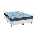 Ver imagem 1 de Cama Box Casal: Colchão Espuma D45 Orthoflex Comfortpedic Line + Base CRC Courano White(138x188)